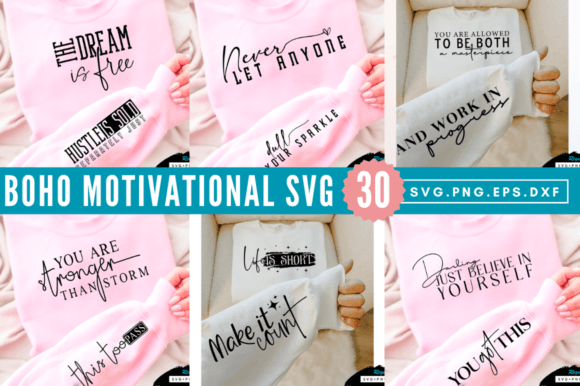 Download Boho Motivational SVG PNG Bundle - Png Collection