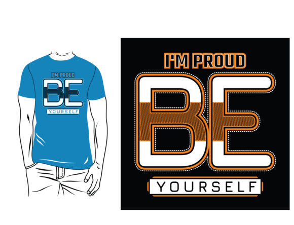 Download Be Yourself Quote Typography Design - Design Collection