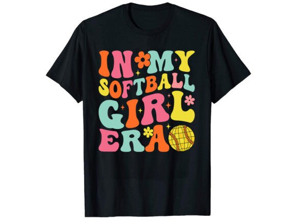 Download In My Softball Girl Era T-Shirt PNG SVG - Png Collection