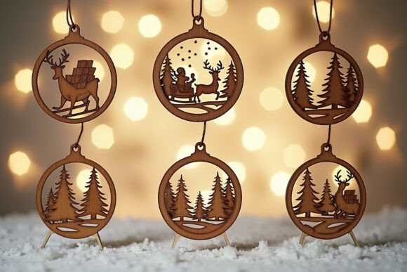 Download Christmas Tree Ornament Laser Cut Design - Design Collection