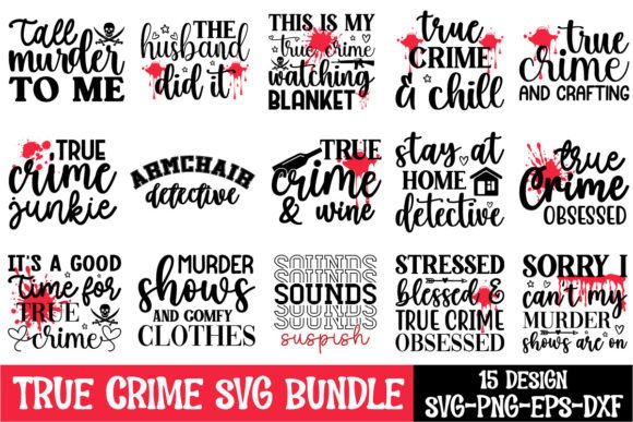 Download True Crime Svg Design Bundle - Design Collection