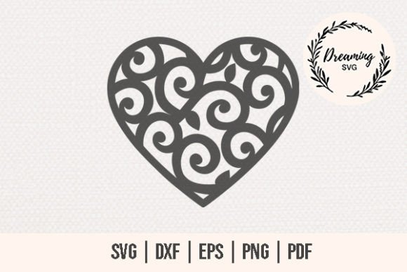 Download Heart with Swirls SVG - Swirl Heart SVG - Heart with swirls svg Collection