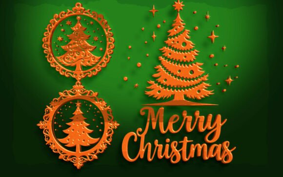 Download Christmas Ornament Laser Cut Design - Design Collection