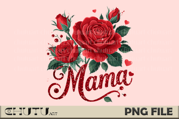 Download Mama Rose PNG – Mother's Day Design - Png Collection