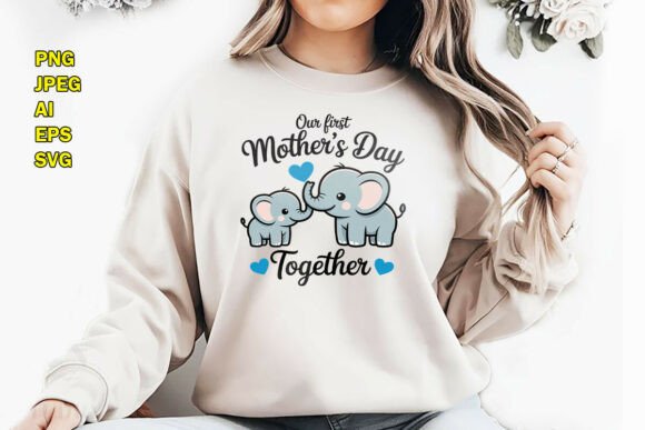 Download Our First Mother's Day T Shirt Design - Design Collection