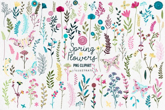 Download Spring Flowers PNG Clipart | Wild Flower - Png Collection