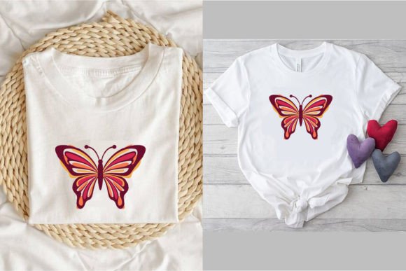 Download Butterfly T Shirt Design, Vintage, A5 - Design Collection