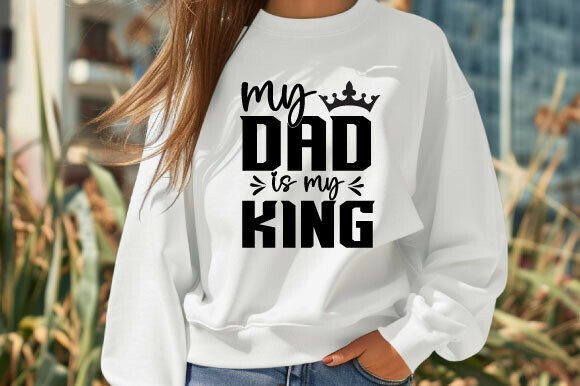 Download King Dad Shirt Design SVG - Design Collection