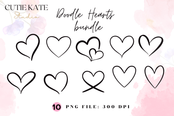 Download Heart Png,Doodle Bundle,Valentine's Day - Png Collection