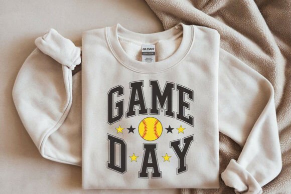 Download Retro Softball Game Day Design Svg - Design Collection