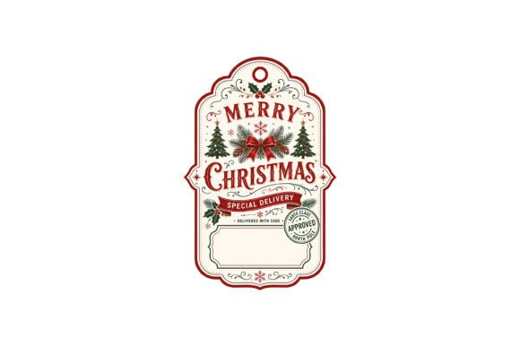 Download Merry Christmas Gift Tag PNG - Png Collection
