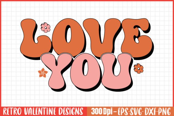 Download Retro Valentine’s Day SVG Designs Love Y - Design Collection
