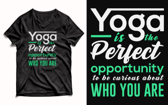Download Yoga Quote Typography Design for T Shirt - Design Collection