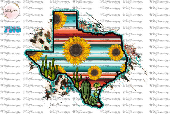 Download Serape Texas Sunflower Flag PNG - Png Collection