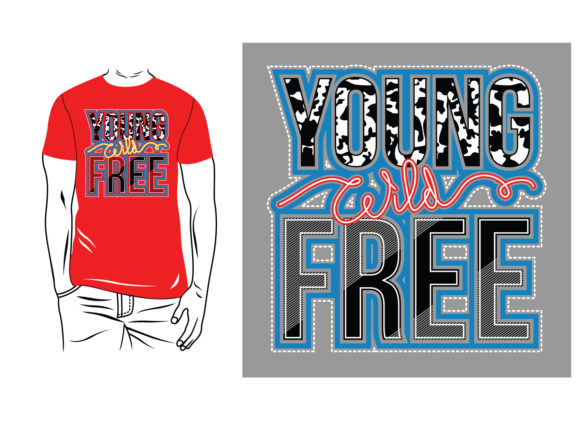 Download Young Wild Free Quote Typography Design - Design Collection