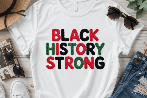 Download Crochet Black History Strong PNG - Png Collection