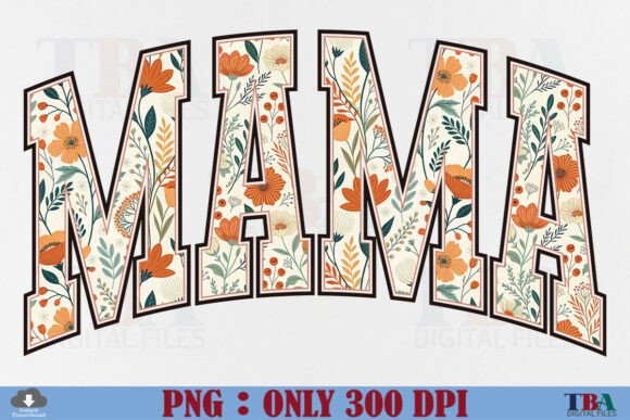 Download Boho Floral Mama Mother's Day Gift PNG - Png Collection