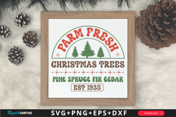 Download Farm Fresh Christmas Tree SVG Design - Design Collection