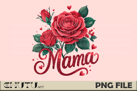 Download Mama Rose PNG – Mother's Day Design - Png Collection
