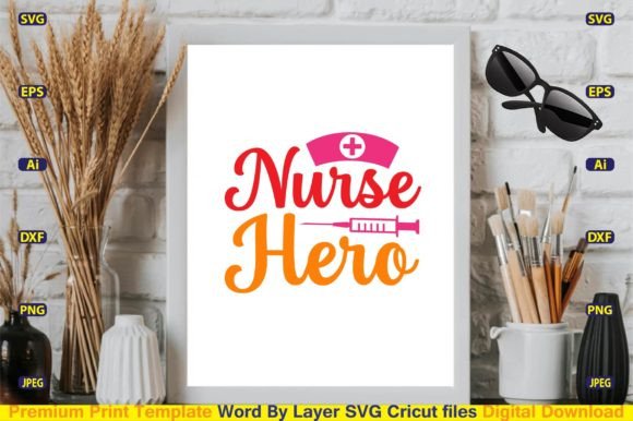 Download Nurse Hero SVG Design Cut Files - Design Collection