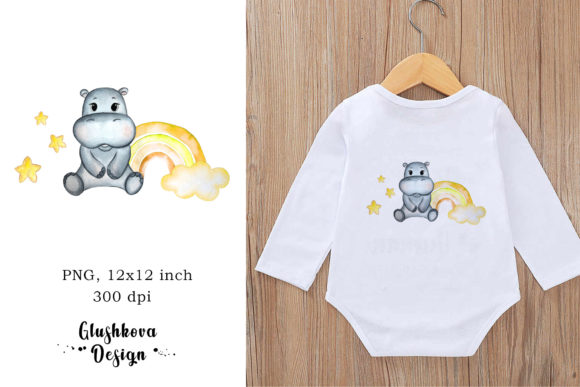 Download Hippo, Hippo PNG, Baby Shirt Design, PNG - Png Collection