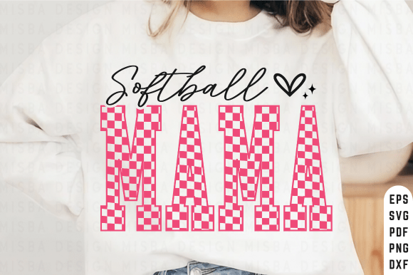 Download Checkered Softball Mama SVG PNG,game SVG - Png Collection