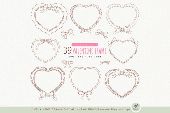 Download Coquette Valentine Frame Png - Png Collection