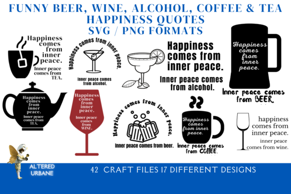 Download Funny Happiness Quotes SVGs &amp; PNGs - Png Collection