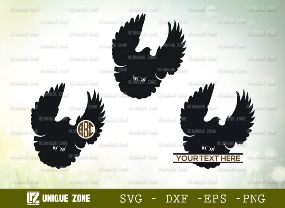Download Flying Dove SVG Monogram, Pigeon Svg - Dove svg Collection