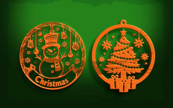Download Christmas Ornament Laser Cut Design - Design Collection