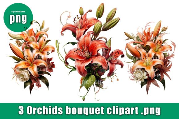 Download Orchid Flower PNG Clipart Set. - Png Collection