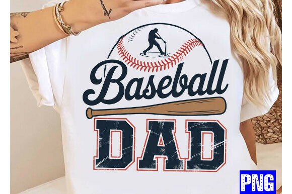 Download Retro Baseball Dad PNG, Dad Shirt Design - Png Collection