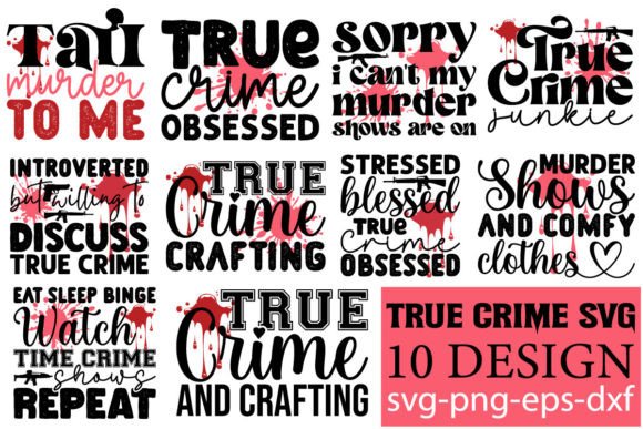 Download True Crime Svg Design Bundle - Design Collection