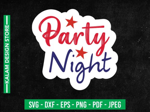 Download Party Night Svg Design - Design Collection