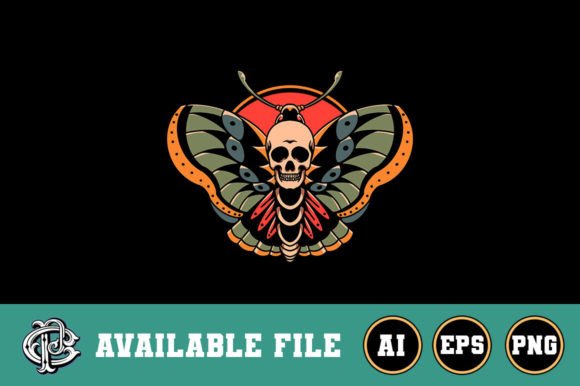 Download Skull Butterfly T-shirt Design - Design Collection