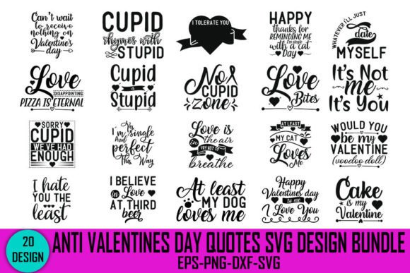 Download Anti Valentines Day Quotes Svg Design Bu - Design Collection