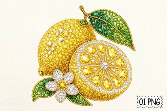 Download Rhinestone Summer Lemon PNG - Png Collection