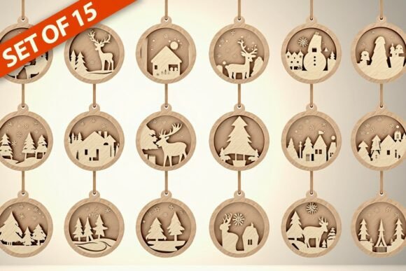 Download Christmas Tree Ornament Laser Cut Design - Design Collection