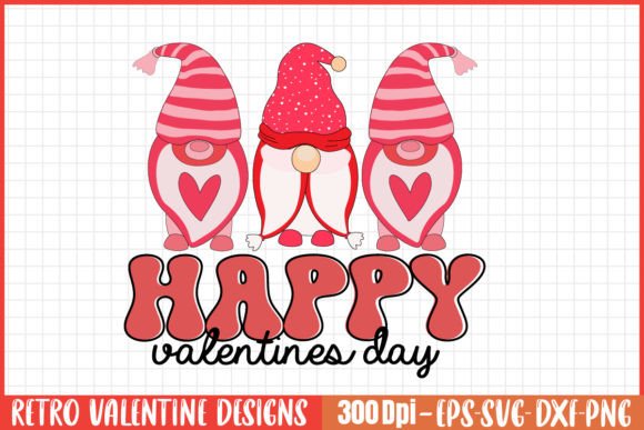 Download Retro Valentine’s Day SVG Designs Happy - Design Collection