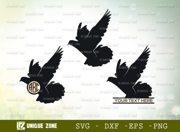 Download Flying Dove SVG Monogram, Pigeon Svg - Dove svg Collection