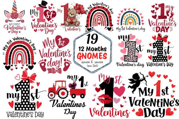 Download My 1st Valentine's Day SVG PNG - Png Collection