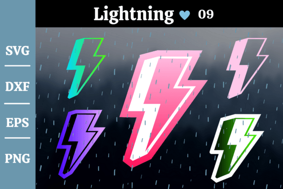 Download Lightning Flash Bolt Svg,Eps,Dxf,Png #A9 - Png Collection