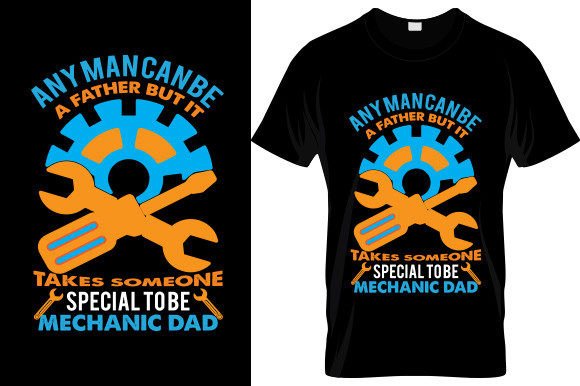 Download ANY MAN CAN BE a FATHER..T Shirt Design. - Design Collection