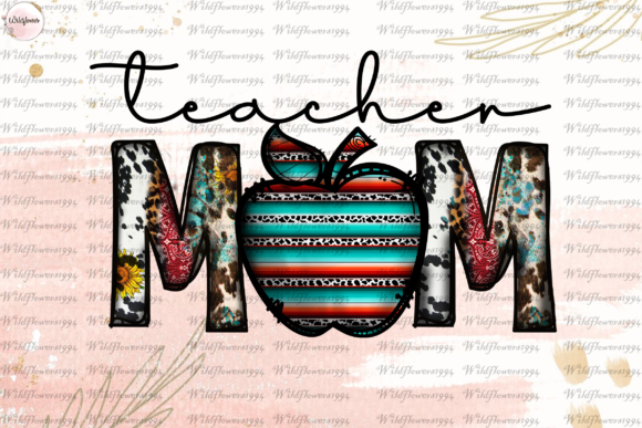 Download Teacher Mom Western Sublimation PNG - Png Collection
