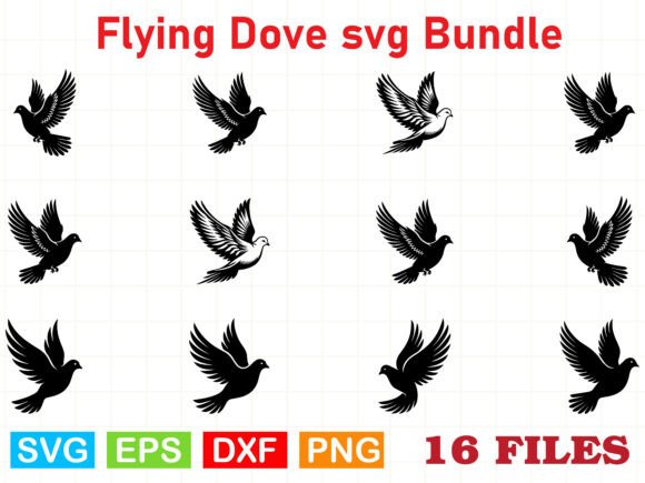 Download Flying Dove Svg Bundle - Dove svg Collection
