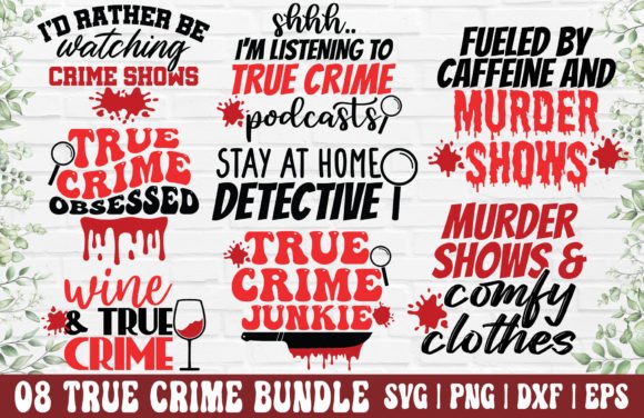 Download True Crime SVG Bundle - True Crime PNG - Png Collection