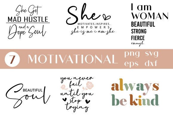 Download Boho Inspirational Svg Png Bundle - Png Collection