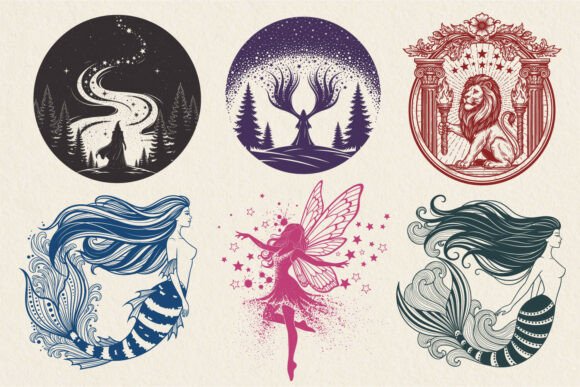 Download Mystic Mermaids &amp; Zodiac SVG - Zodiac svg Collection