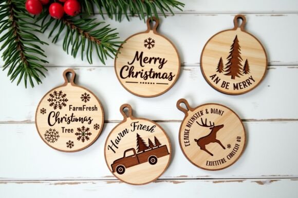 Download Christmas Ornament Laser Cut Design - Design Collection