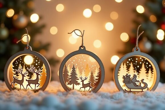 Download Christmas Tree Ornament Laser Cut Design - Design Collection